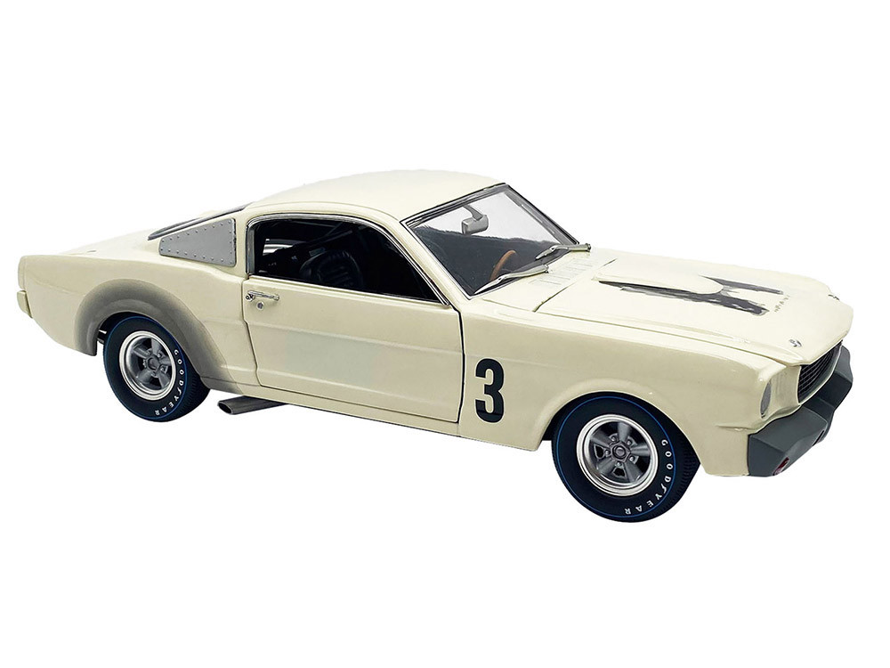 1965 Shelby GT350R Prototype #3 White Limited Edition to 312 pieces Worldwide 1/18 Diecast Model Car by ACME