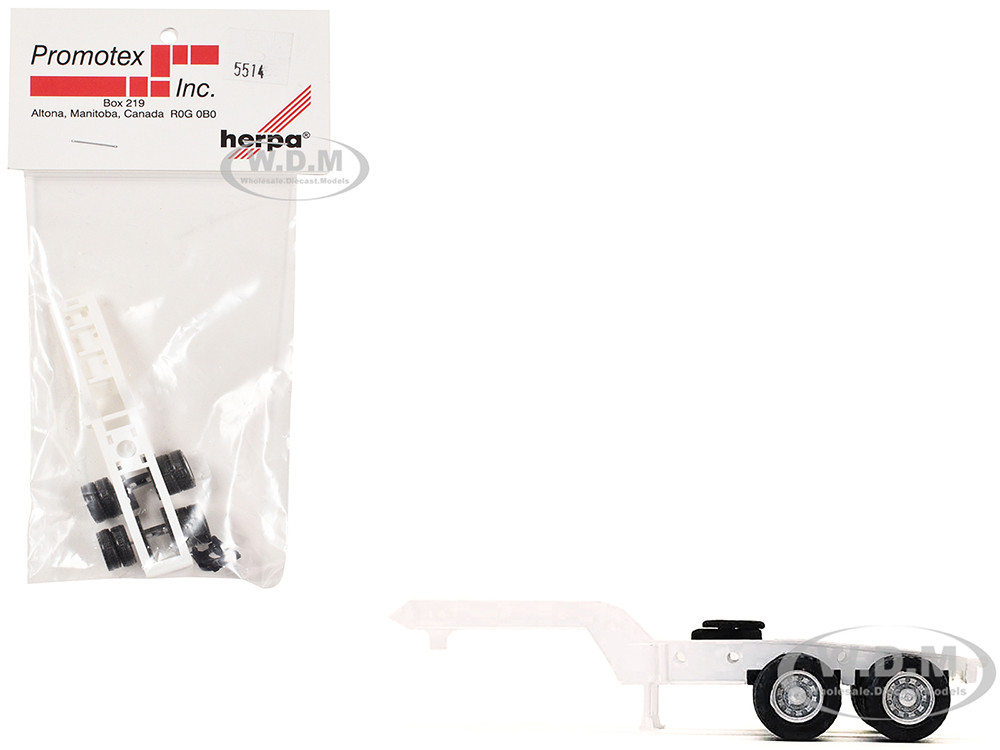 Jeep 2-Axle Heavy Equipment (HO) Plastic White 1:87 model Promotex