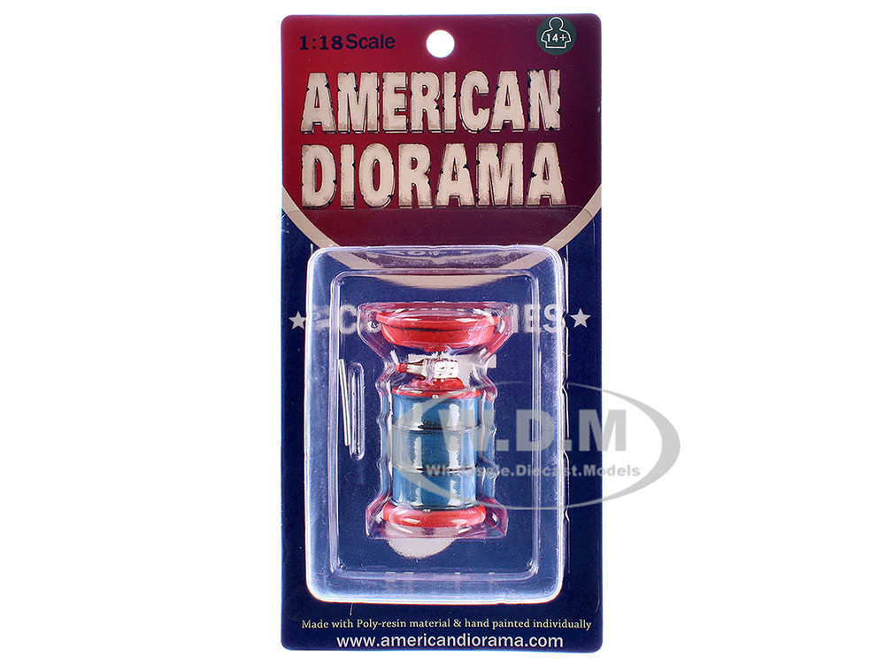American Diorama 1:18 Portable Waste Oil Drain Tank for 1/18 Scale Models by American Diorama