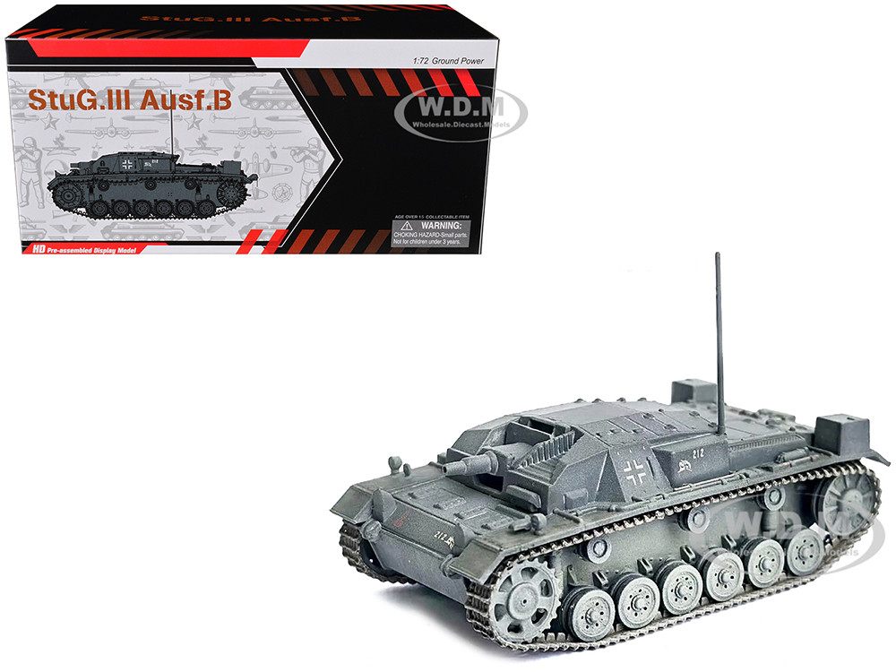 Germany StuG. III Ausf.B Tank "StuG.Abt. 226, Eastern Front" (1941) German Army "NEO Dragon Armor" Series 1/72 Plastic Model by Dragon Models