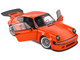 2022 Porsche 911 KS R Orange Metallic 1/18 Diecast Model Car Solido S1810501