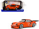 2022 Porsche 911 KS R Orange Metallic 1/18 Diecast Model Car Solido S1810501