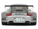 2024 Porsche 911 RWB Abu Silver Metallic with Black Hood 1/18 Model Car GT Spirit GT483