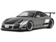 2024 Porsche 911 RWB Abu Silver Metallic with Black Hood 1/18 Model Car GT Spirit GT483