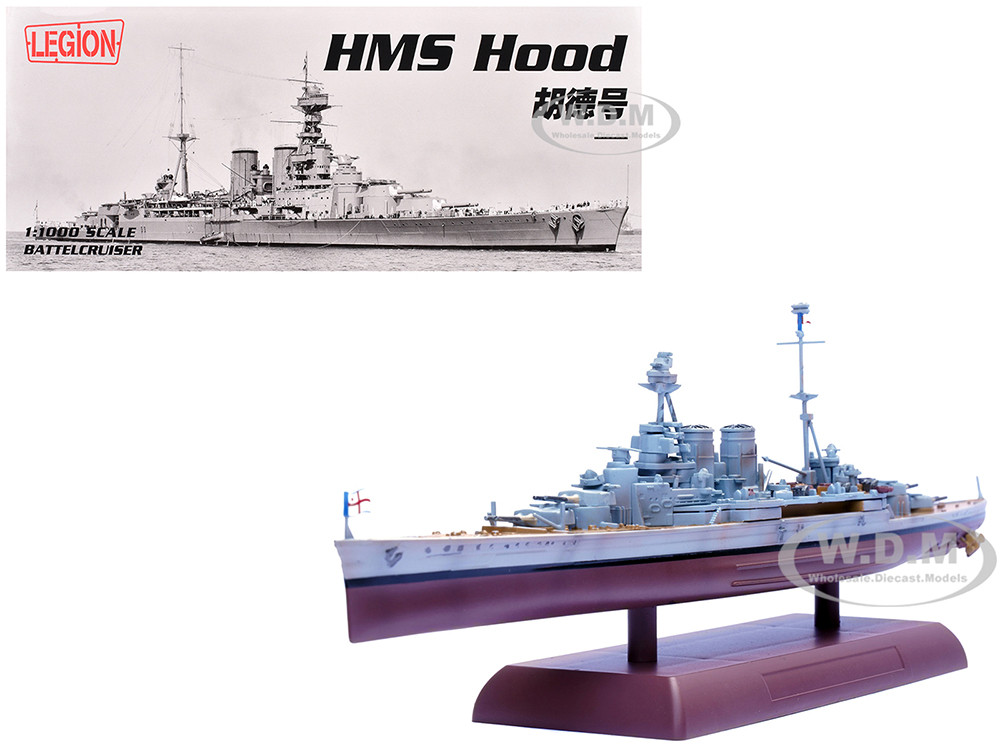HMS Hood Battlecruiser "British Royal Navy" 1/1000 Diecast Model by Legion