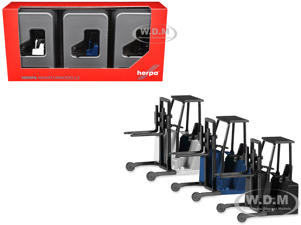 Forklifts Trailer Bumper 3 Piece Set (HO) Plastic Models 1:87 model Promotex