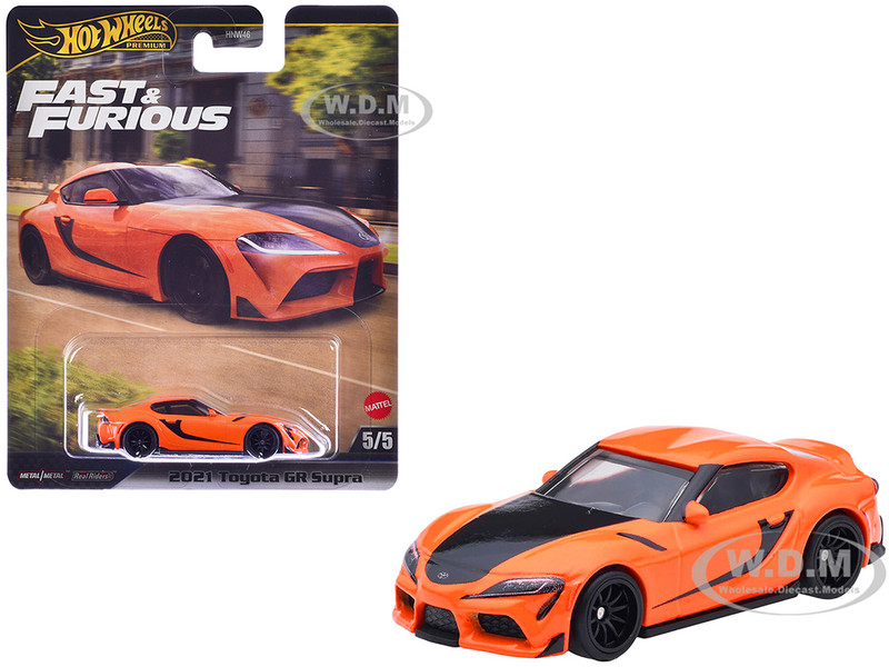 2021 Toyota GR Supra Orange and Black 