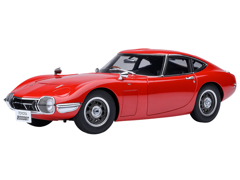 AUTOart 1:18 1967 Toyota 2000GT RHD (Right Hand Drive) Red 1/18 Model Car by Autoart