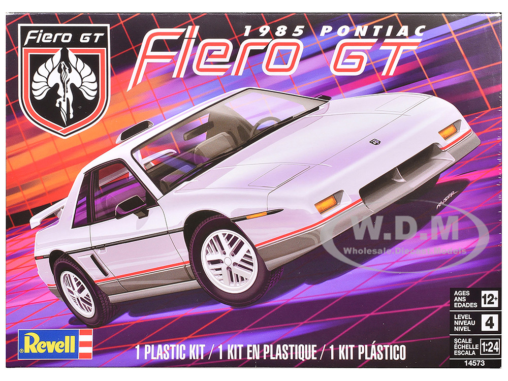 Revell 1:24 Level 4 Model Kit 1985 Pontiac Fiero GT 1/24 Scale Model by Revell