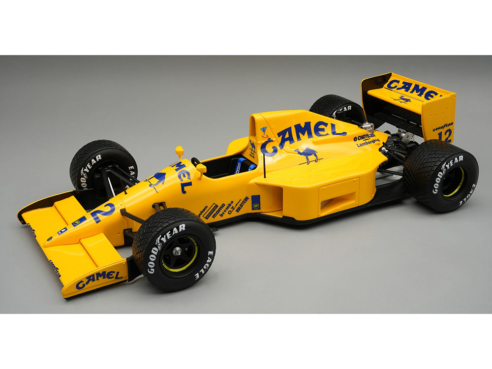 Lotus 102 #12 Martin Donnelly "Lamborghini Engine" Formula One F1 "Italian GP" (1990) "Mythos Series" with Display Case Limited Edition to 50 pieces W