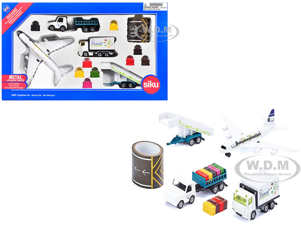 Siku Airport 14 piece Set Diecast Models by Siku