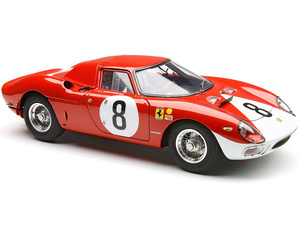 Ferrari 250 LM #8 John Surtees - Lorenzo Bandini "N.A.R.T." 2nd Place "12 Hours of Reims" (1964) Limited Edition to 1500 pieces Worldwide 1/18 Diecast
