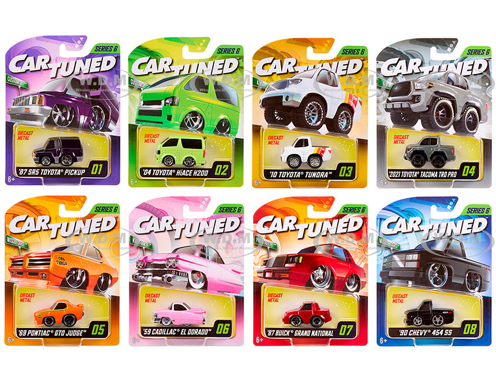 "Mainline" 2025 Series 6 Set of 8 Pieces Diecast Model Cars by CarTuned