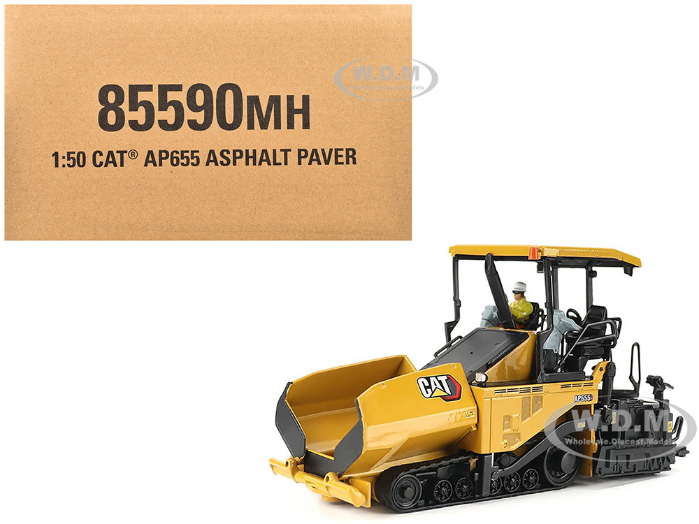CAT Caterpillar AP655F Asphalt Paver Yellow "Core Classics" Series 1/50 Diecast Model by Diecast Masters