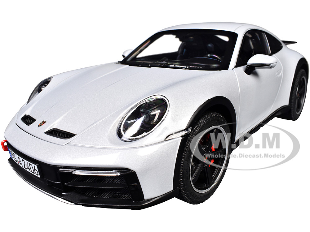 Norev 1:18 2023 Porsche 911 Dakar Ice Gray Metallic 1/18 Diecast Model Car by Norev