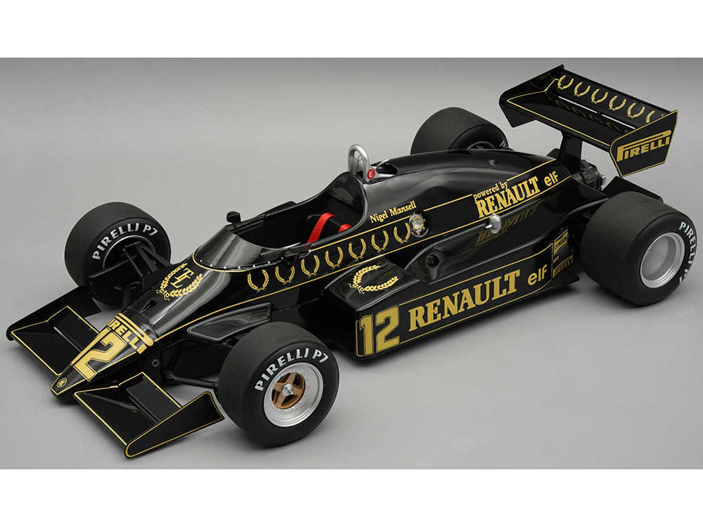 Tecnomodel 1:18 Lotus 94T #12 Nigel Mansell "John Player Special Team Lotus" Formula One F1 "British GP" (1983) with Display Case "Mythos Series" Limited Edition to 6