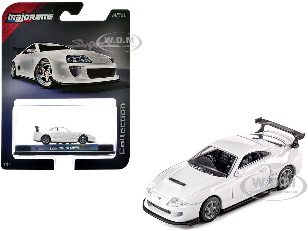 1995 Toyota Supra RHD (Right Hand Drive) "Collection" Series White 1:64 model Majorette