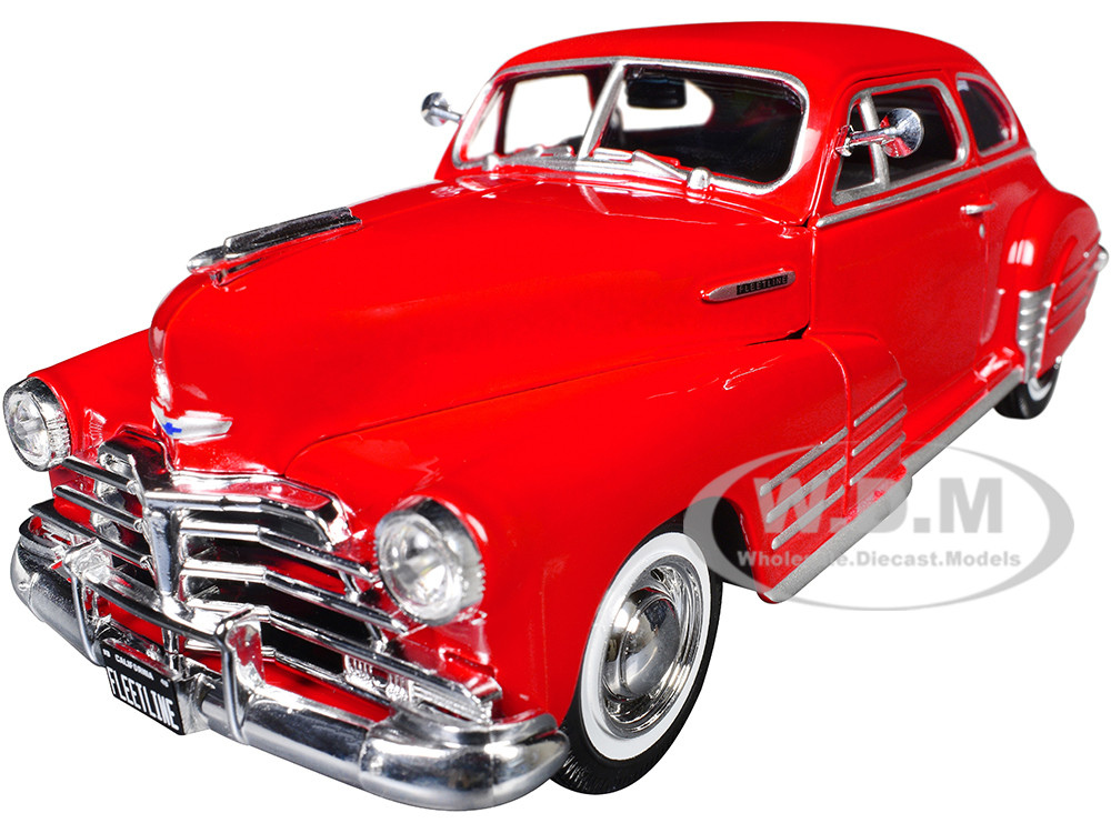 Maisto 1:24 1948 Chevrolet Fleetline Aerosedan Red "Special Edition" Series 1/25 Diecast Model Car by Maisto