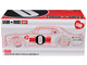 Nissan Skyline 2000GT R KPGC10 Kaido Works V2 RHD Right Hand Drive White with Red Stripes Designed by Jun Imai Kaido House Special 1/64 Diecast Model Car Mini GT KHMG211