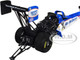 NHRA TFD Top Fuel Dragster #5 Brittany Force HendrickCars com Blue and White 2025 1/24 Diecast Model Auto World AWN044
