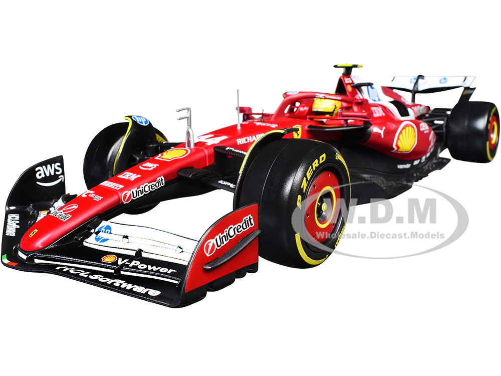 Ferrari SF-25 #44 Lewis Hamilton Formula One F1 World Championship (2025) "Formula Racing" Series 1/18 Diecast Model Car by Bburago