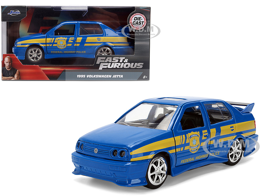 Volkswagen Jetta Police Vehicle Rio Federal Highway Police Blue with Yellow Stripes Fast Five 2011 Movie Fast Furious Series 132 Diecast Mo Volkswagen Jetta Police Vehicle Rio Federal Highway Police Blue with Yellow Stripes Fast Five 2011 Movie Fast Furious Series 132 Diecast Mo