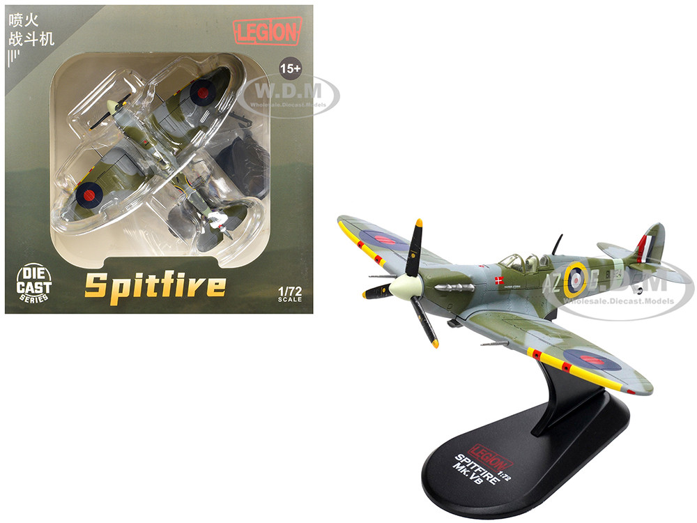 Supermarine Spitfire Mk Vb Fighter Aircraft "BL924, Pilot Officer Aksel Svendsen, Danish Presentation Spitfire, Valdemar Atterdag, No. 234 Madras Pres