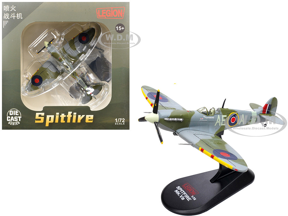 Supermarine Spitfire Mk Vb Fighter Aircraft "EP120, Flight Lieutenant James 'Jeff' Northcott, No. 402 City of Winnipeg Squadron" (1943-1944) Royal Can