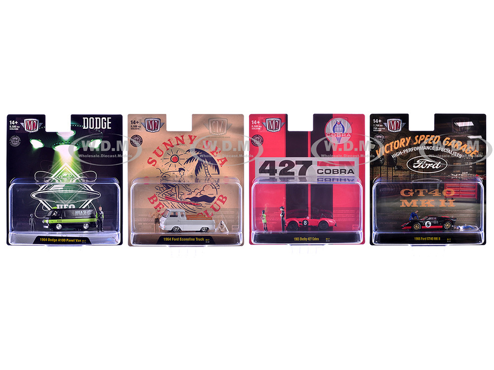 "Auto News" Release 17 Set of 4 Cars Limited Edition to 8500 pieces Worldwide 1/64 Diecast Model Cars by M2 Machines