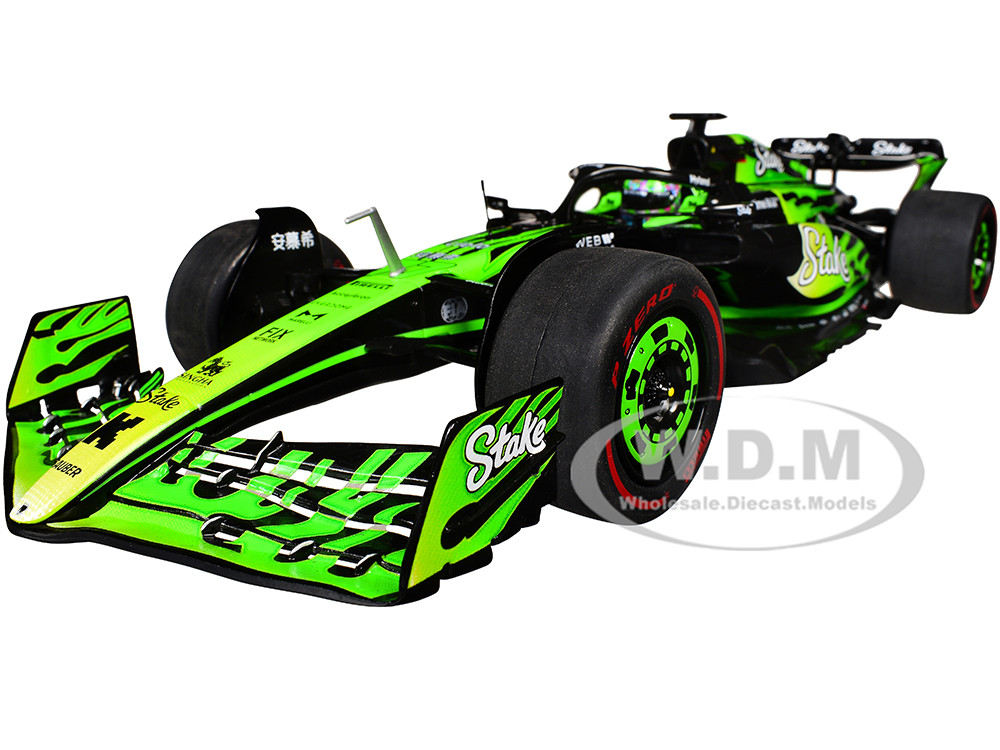 Kick Sauber C44 #77 Valtteri Bottas "Stake F1 Team Kick Sauber" Formula One F1 "Las Vegas GP" (2024) "Competition" Series 1/18 Diecast Model Car by So