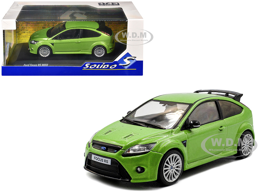2010 Ford Focus MKII RS Ultimate Green Metallic 1/43 Diecast Model Car by Solido