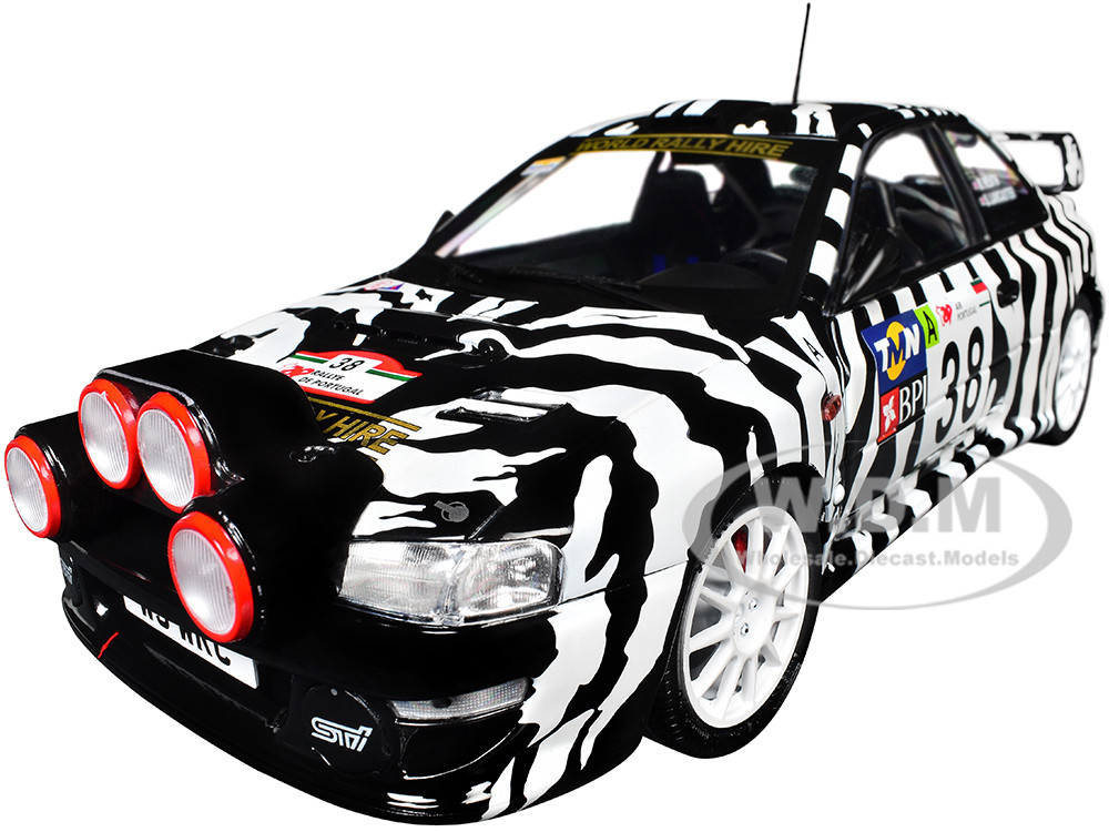 Subaru Impreza S5 WRC99 #38 Nigel Heath - Steve Lancaster "Rallye de Portugal" (2001) "Competition" Series 1/18 Diecast Model Car by Solido