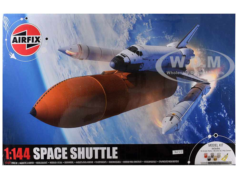 Level 3 Model Kit NASA Discovery Space Shuttle Gift Set 1/144 Plastic Model Kit by Airfix