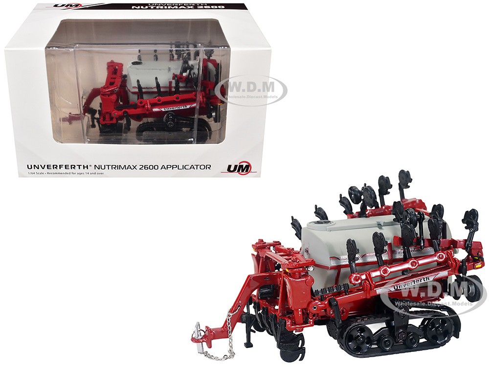 Unverferth NutriMax 2600 Applicator with Tracks Red 1/64 Diecast Model by SpecCast