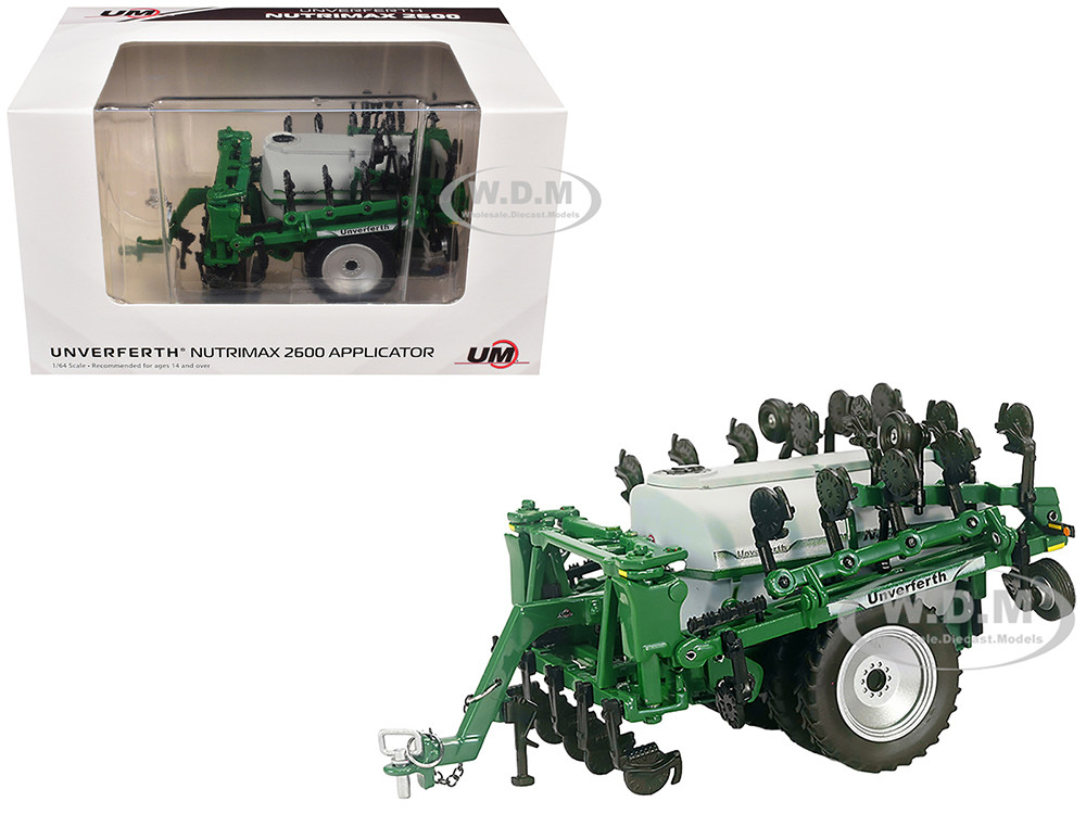 Unverferth NutriMax 2600 Applicator with Dual Wheels Green 1/64 Diecast Model by SpecCast