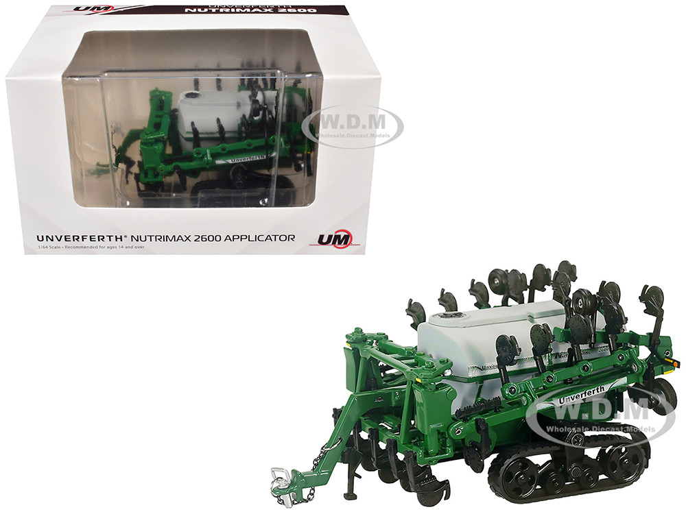 Unverferth NutriMax 2600 Applicator with Tracks Green 1/64 Diecast Model by SpecCast