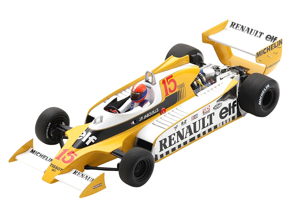 1979 Renault RS11 #15 Jean-Pierre Jabouille "Equipe Elf" Winner Formula One F1 "French GP" ( ) Acrylic Display Case 1:18 model Spark