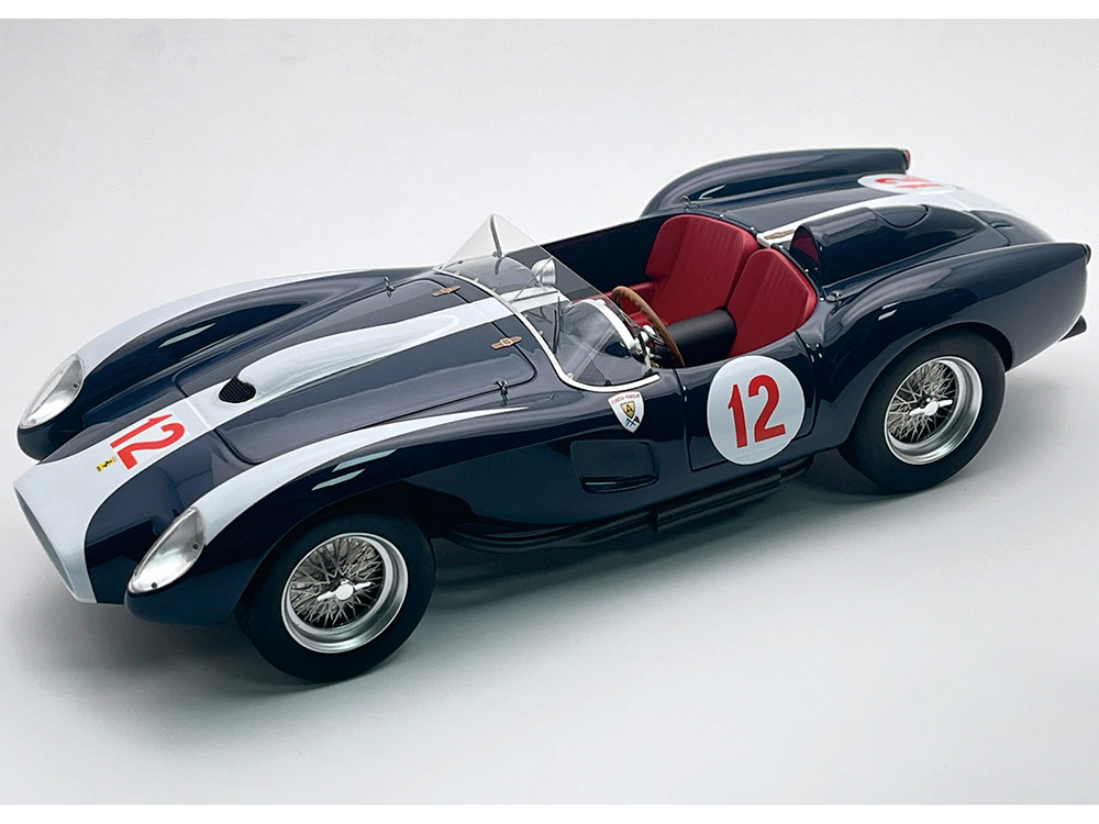 Ferrari 250 TR Pontoon-Fender #12 Curt Lincoln "Team Askolin" 3rd Place "Elaintarhanajo" (1958) "Mythos Series" with Display Case Limited Edition to 4