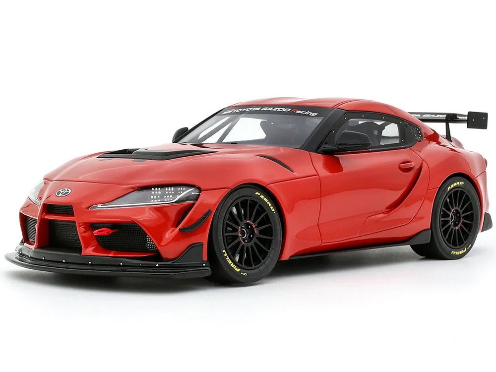 2023 Toyota Supra GT4 100 Edition Plasma Limited Edition to 999 pieces Worldwide Orange 1:18 model Otto Mobile