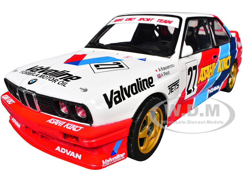 BMW E30 M3 #27 Atsushi Kawamoto - Anthony Reid "Japanese Touring Car Championship" (1986) "Competition" Series 1/18 Diecast Model Car by Solido