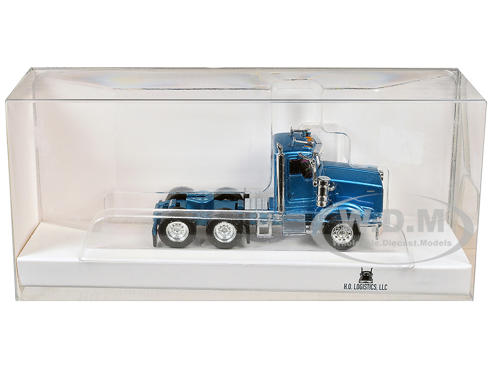 Kenworth T800 Day Cab (HO) Plastic HO Logistics Blue 1:87 model HO Logistics Replicas