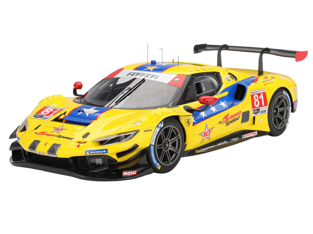 Ferrari 296 GT3 81 Albert Costa Miguel Molina Thomas Neubauer Davide Rigon DragonSpeed IMSA 24 Hours of Daytona 2025 Competition Series