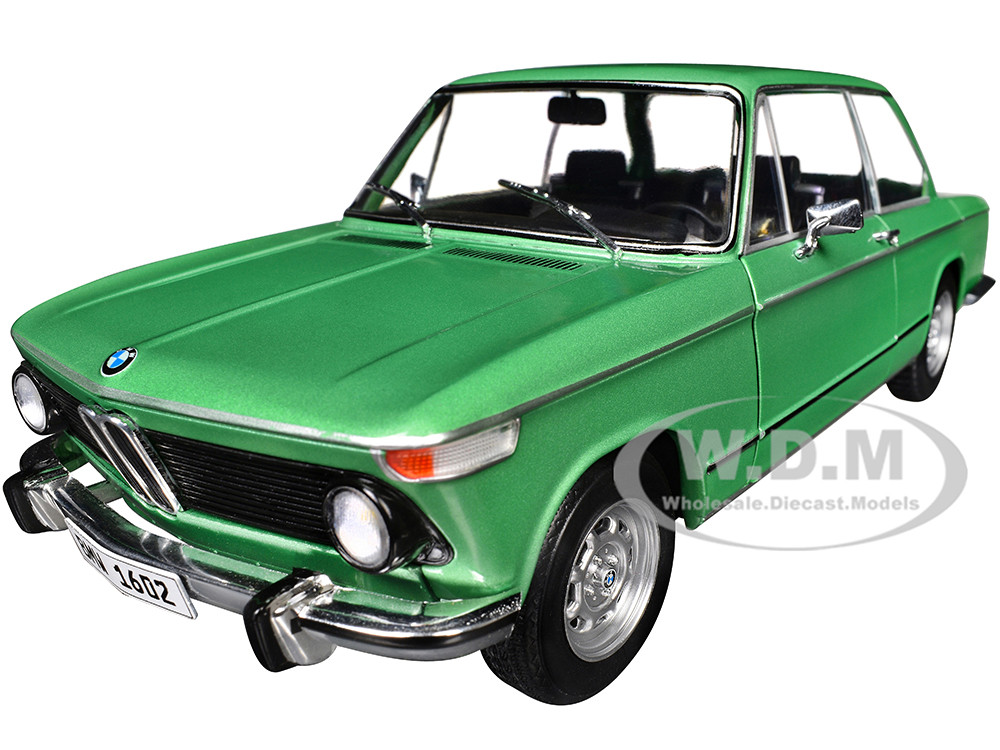 1971 BMW 1602 Taiga Green Metallic 1/18 Diecast Model Car by Solido
