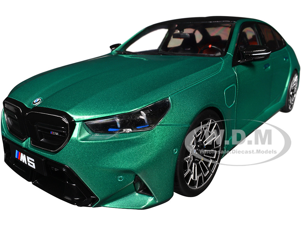 2025 BMW M5 Isle of Man Green Metallic 1/18 Diecast Model Car by Solido