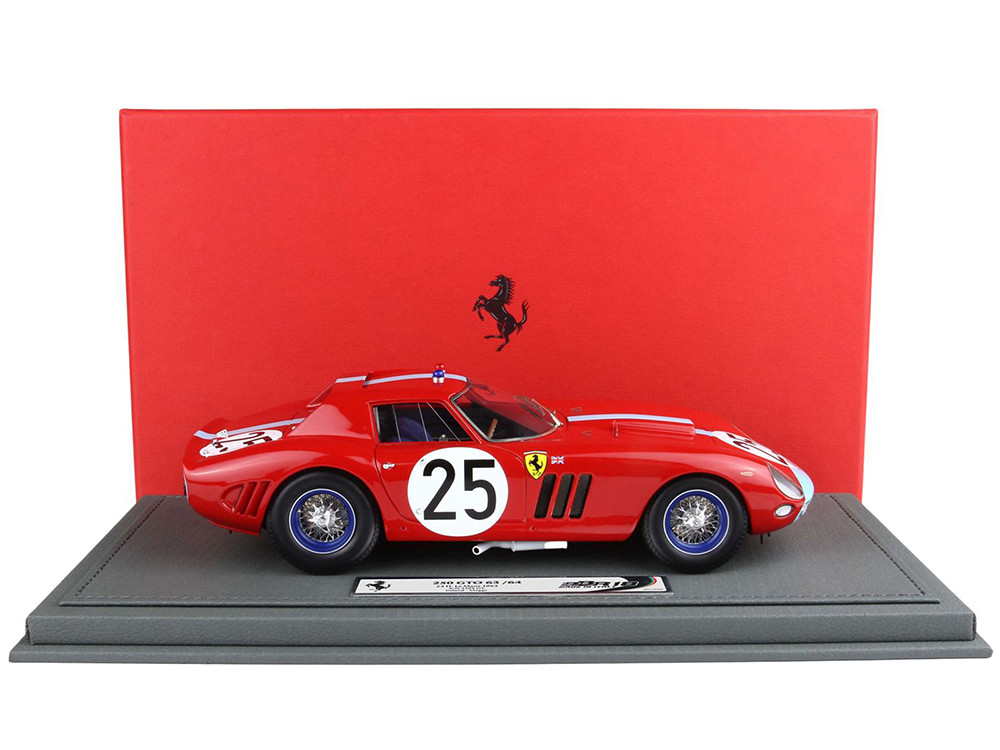 Bbr 1:18 Ferrari 250 GTO #25 Innes Ireland - Tony Maggs "24 Hours of Le Mans" (1964) with DISPLAY CASE Limited Edition to 200 pieces Worldwide 1/18 Model Car b