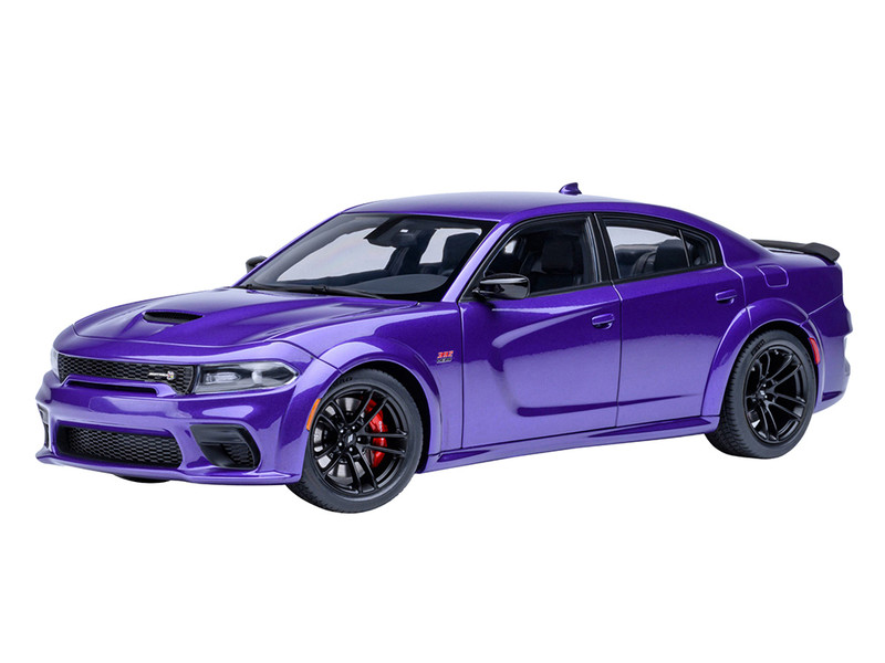 405-031 P-4 1/43 日産 ターボ バイオレット Shakedown Dodge Charger Scat Pack Widebody Plum Crazy Purple Metallic 1/18