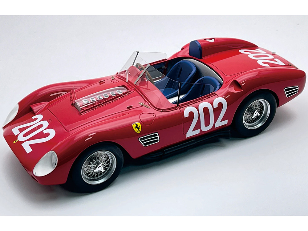 Ferrari 250 TR59-60 #202 Cliff Allison - Richie Ginther "Scuderia Ferrari" "Targa Florio" (1960) "Mythos Series" with Display Case Limited Edition to