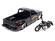 1993 Chevrolet 454 SS Pickup Truck Harley Davidson Black and 2007 Harley Davidson XL 1200N Nightster Motorcycle Black H D Custom Series 1/24 Diecast Model Car Maisto 32276-BLK