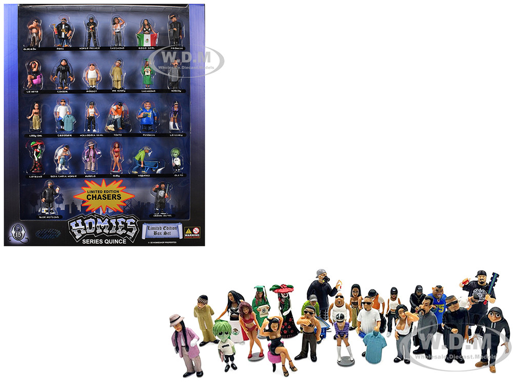 "Homies" Set of 26 Figures Series 15 Limited Edition to 2500 pieces Worldwide by Homies