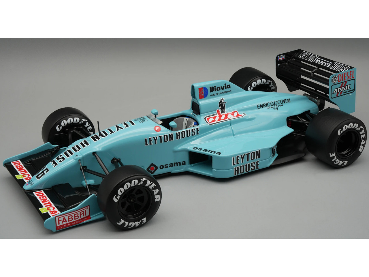 March 881 #16 Ivan Capelli Formula One F1 "German GP" (1988) "Mythos Series" with Display Case Limited Edition to 50 pieces Worldwide 1/18 Model Car b